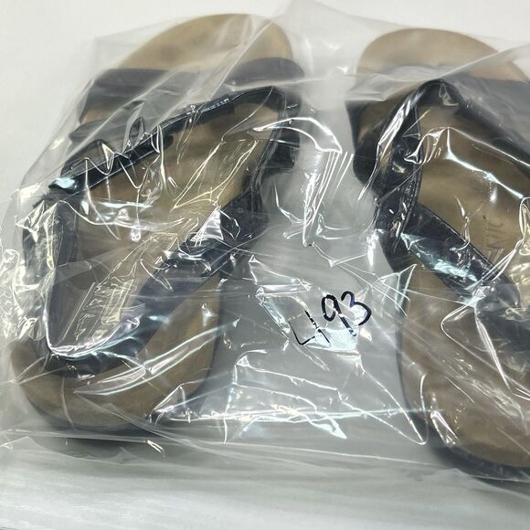 Vionic Womens Sandals Blue Leather Strappy Amber Comfort Support Shoes Sz 9.5 - Picture 8 of 8